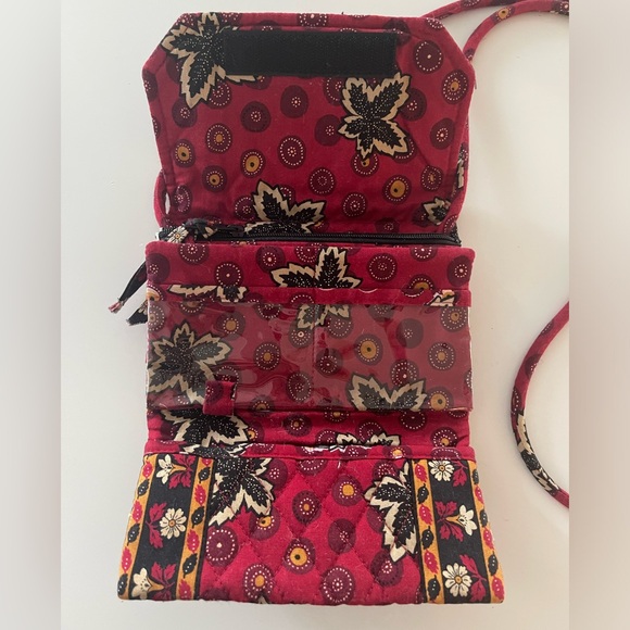 Vera Bradley - TriFold clutch - vintage clutch wallet crossbody - Picture 5 of 5